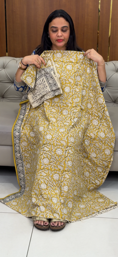 COTTON UNSTITCHED SALWAR SUITS - IHA 32798