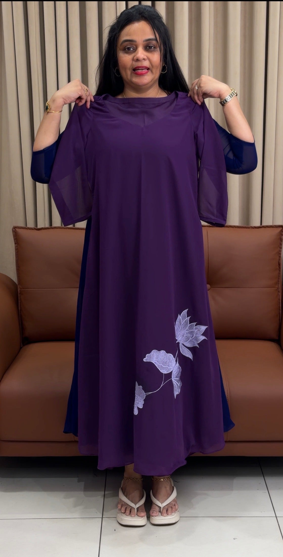 IHA'S IN-HOUSE DESIGNER SLITTED TOPS - IHA 34925