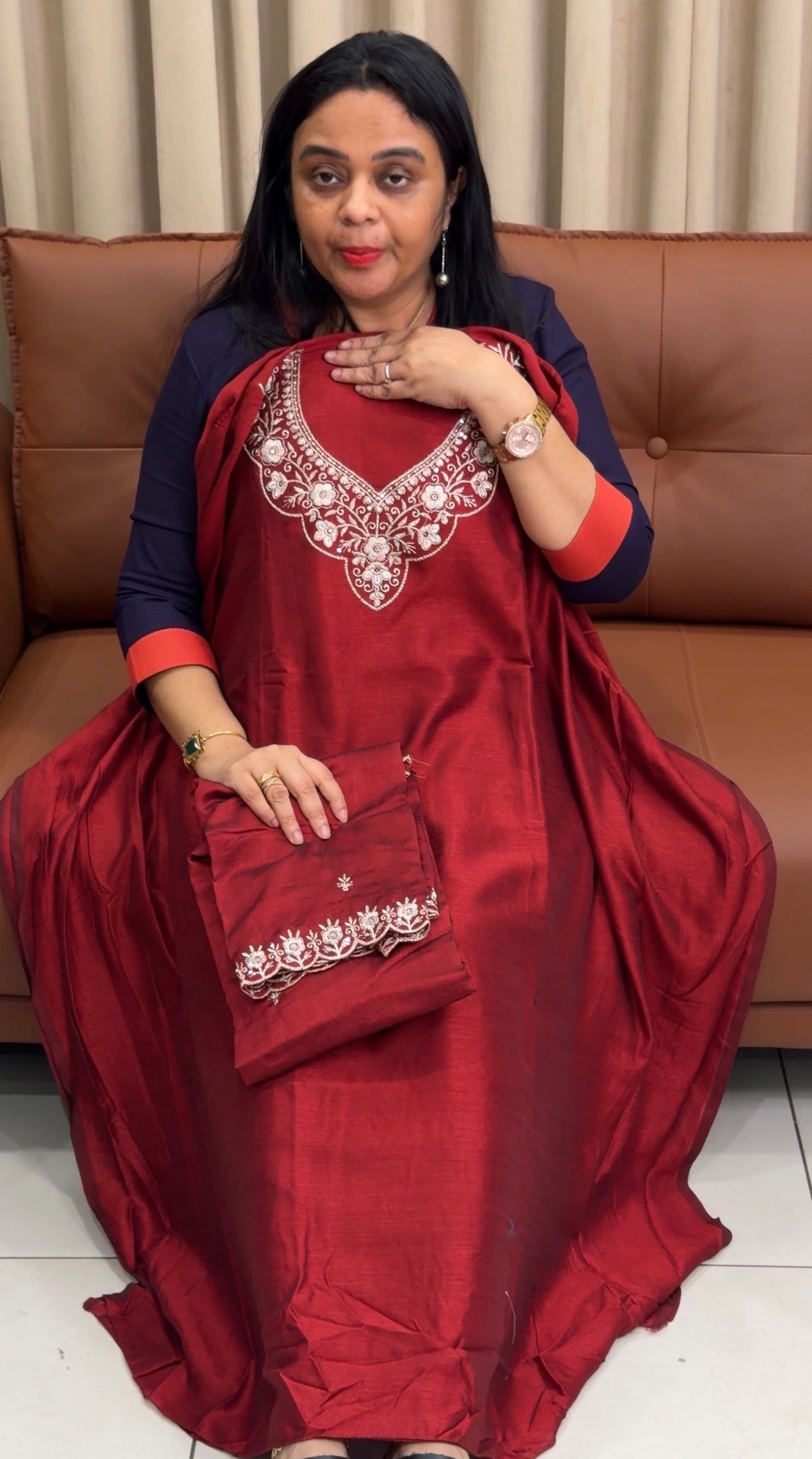 OFFER SALES UNSTITCHED SALWAR SUITS - IHA 35415