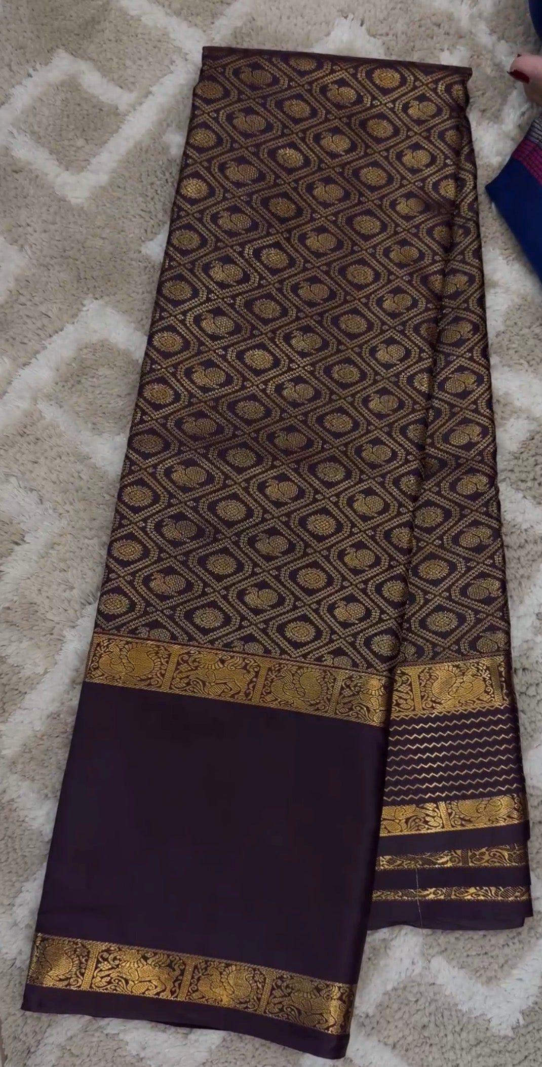 SEMI KANCHIPURAM SILK SAREES - IHA 33143