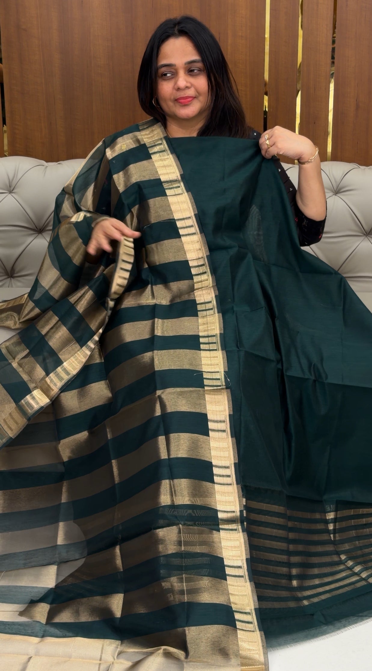 MODAL CHANDERI UNSTITCHED SALWAR SUITS - IHA 29129