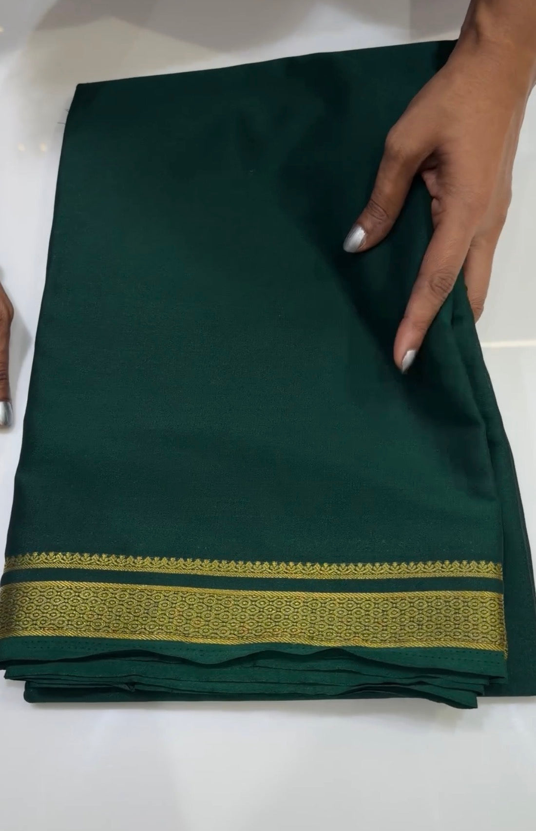 SEMI BANARASI SAREES - IHA 32952