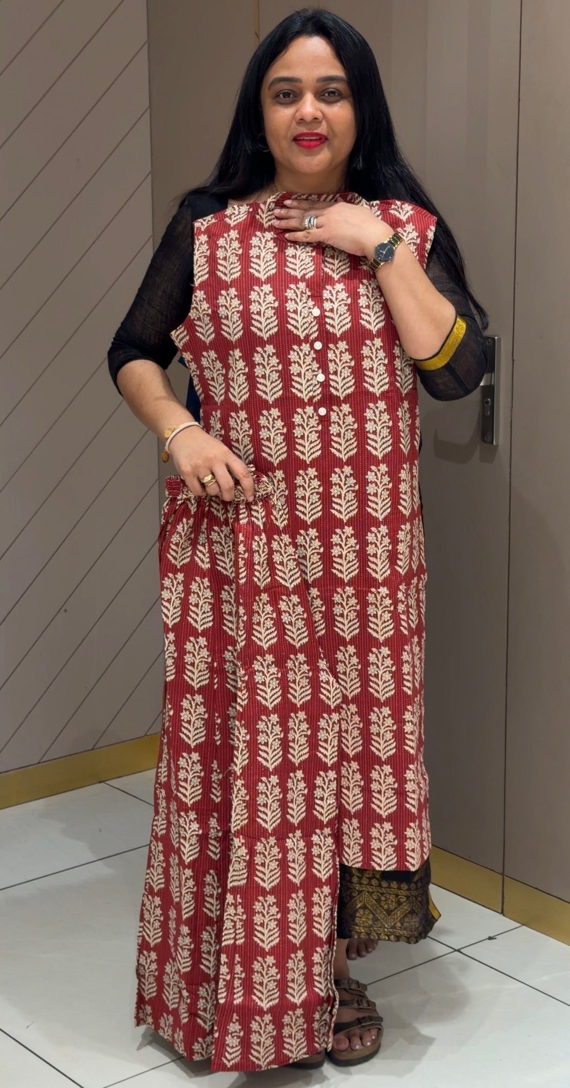 PRINTED COTTON CO-ORDS SETS - IHA 35708
