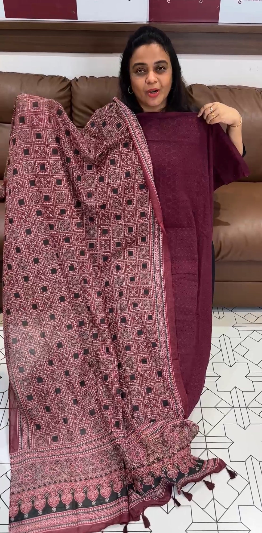 COTTON HAKOBA UNSTITCHED SALWAR SUITS - IHA 27916