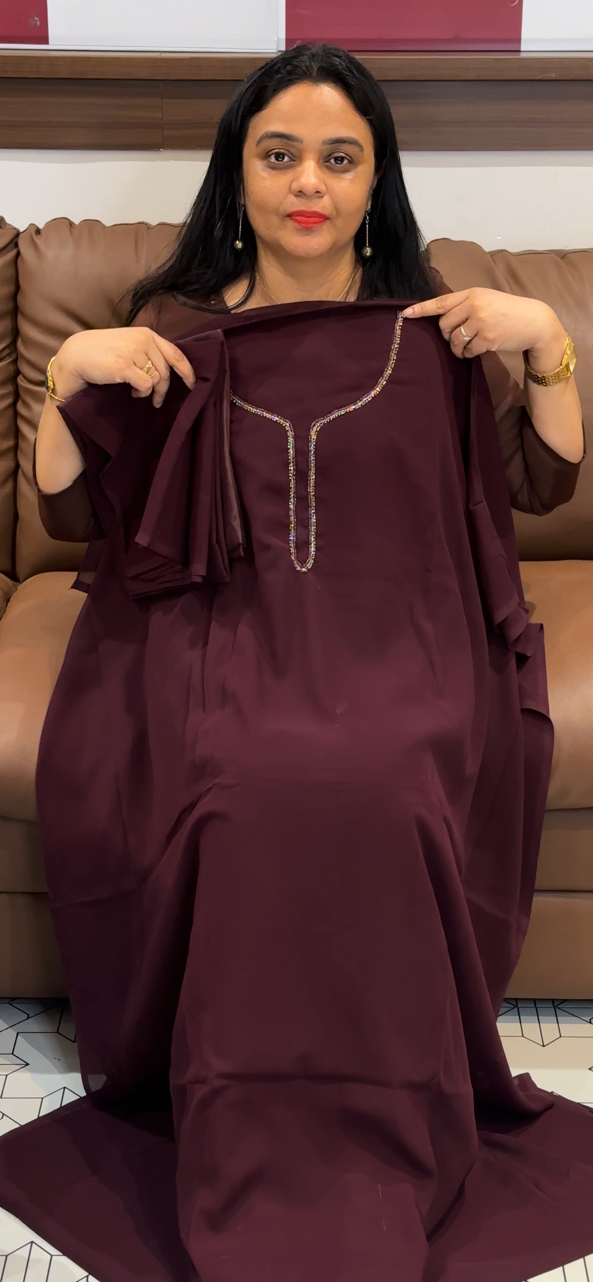 FAUX GEORGETTE UNSTITCHED SALWAR SUITS - IHA 35556