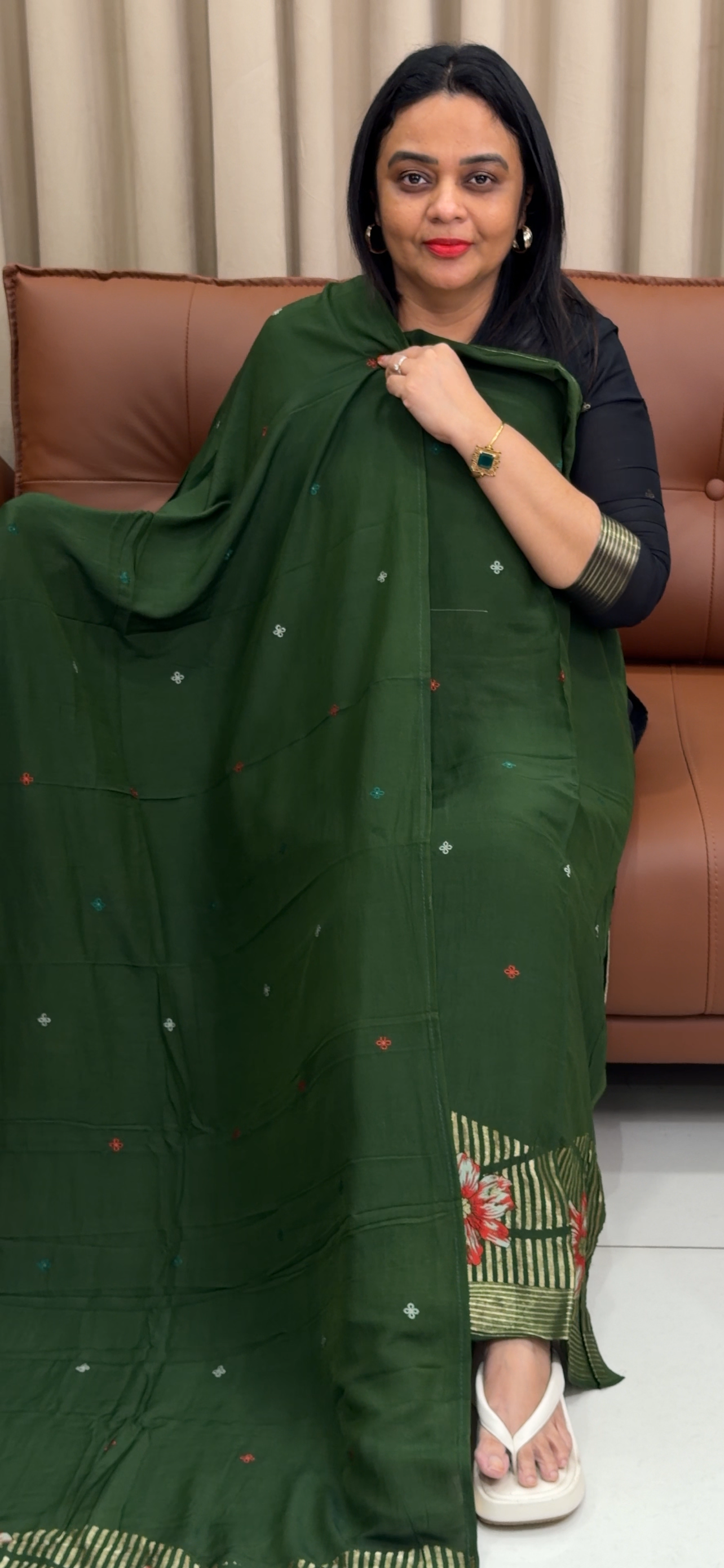 FORWARD SOFT MUL TOP,BOTTOM AND DUPATTA - IHA 33504