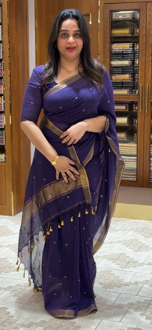 IHA'S IN-HOUSE KHADDY COTTON SAREES - IHA 27339