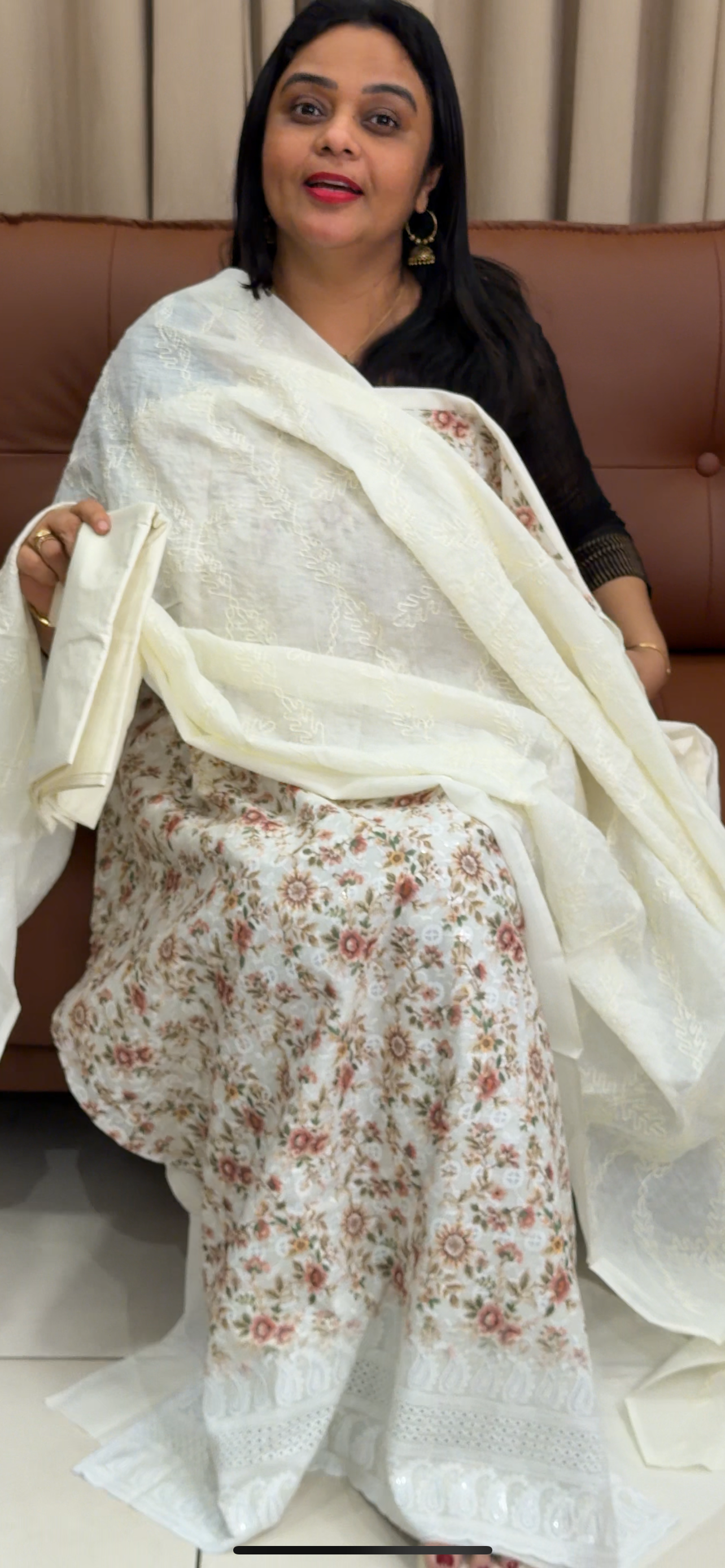PRINTED COTTON UNSTITCHED SALWAR SUITS - IHA 34013