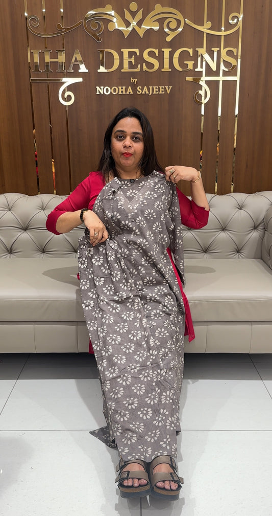 PRINTED COTTON TOP AND BOTTOM - IHA 23240