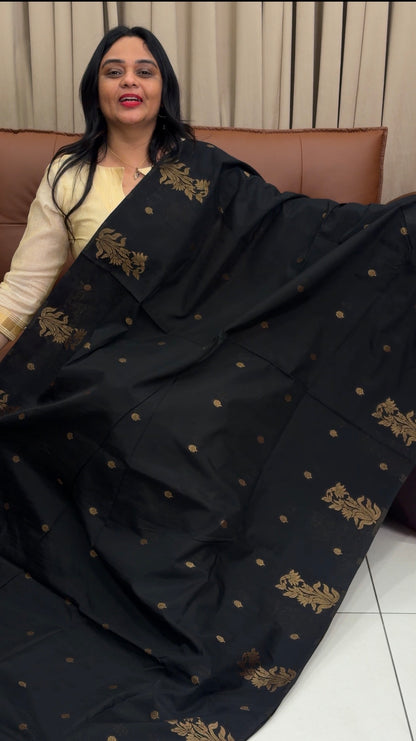 SEMI BANARASI SAREES - IHA 33764