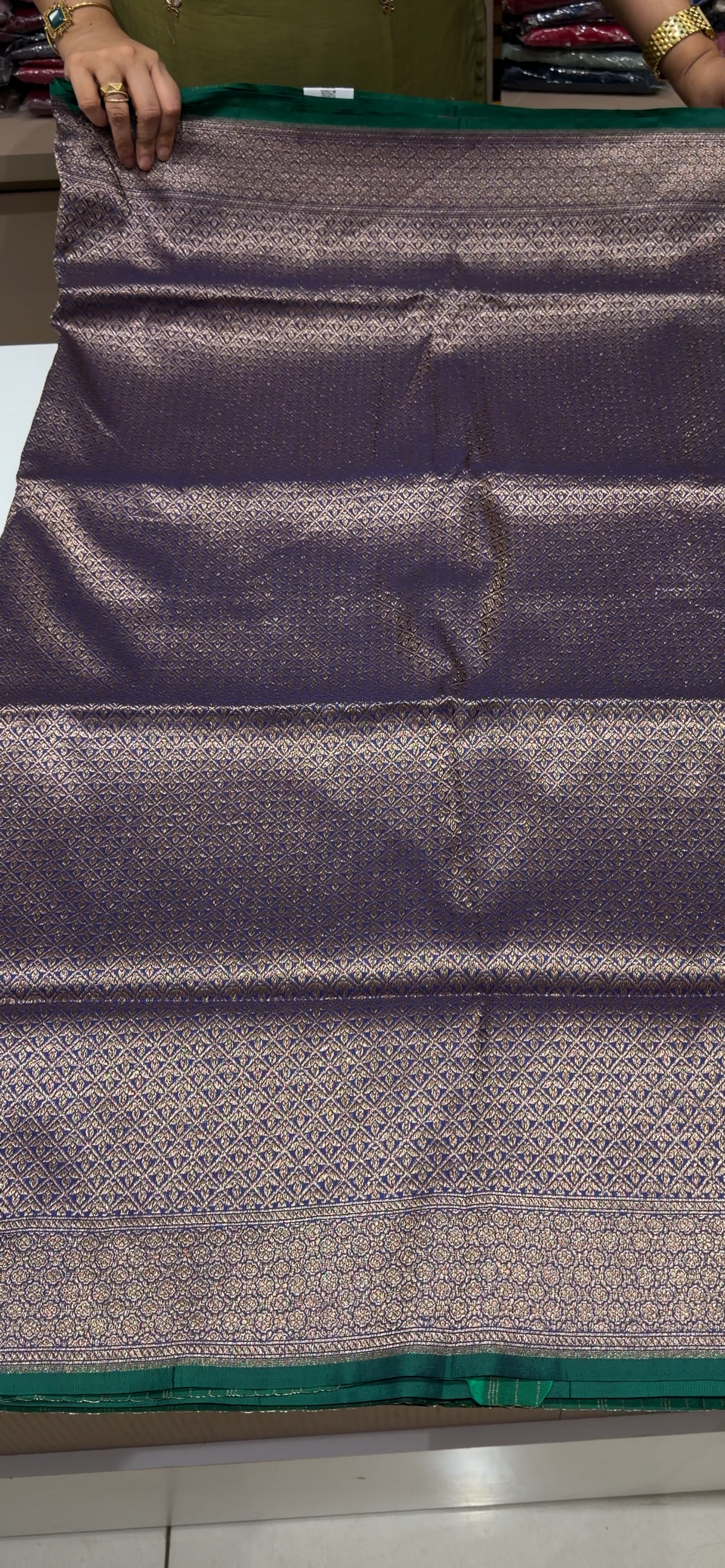 HANDLOOM KATAN SAREES - IHA 35383