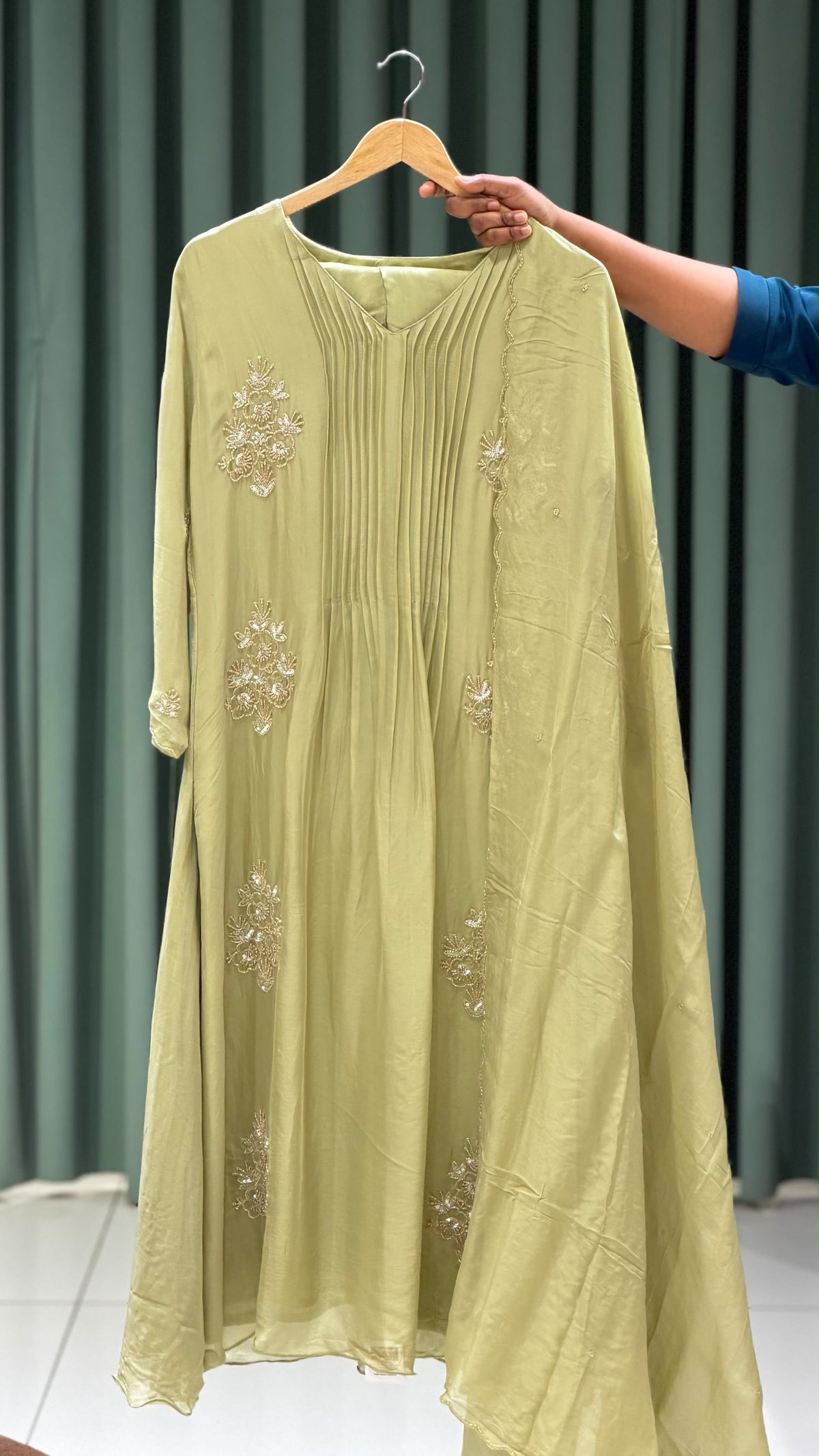 READY TO WEAR TOP, BOTTOM AND DUPATTA - IHA 35963