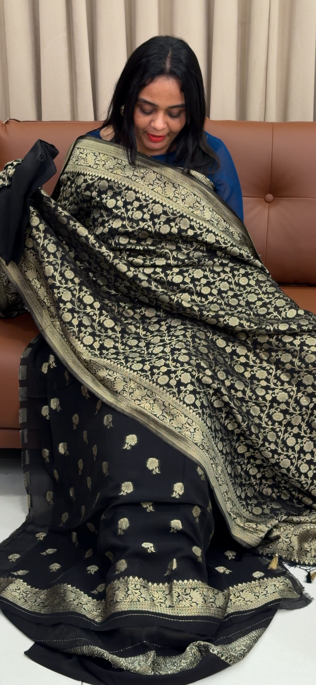 VISCOSE GEORGETTE UNSTITCHED SALWAR SUITS - IHA 33406