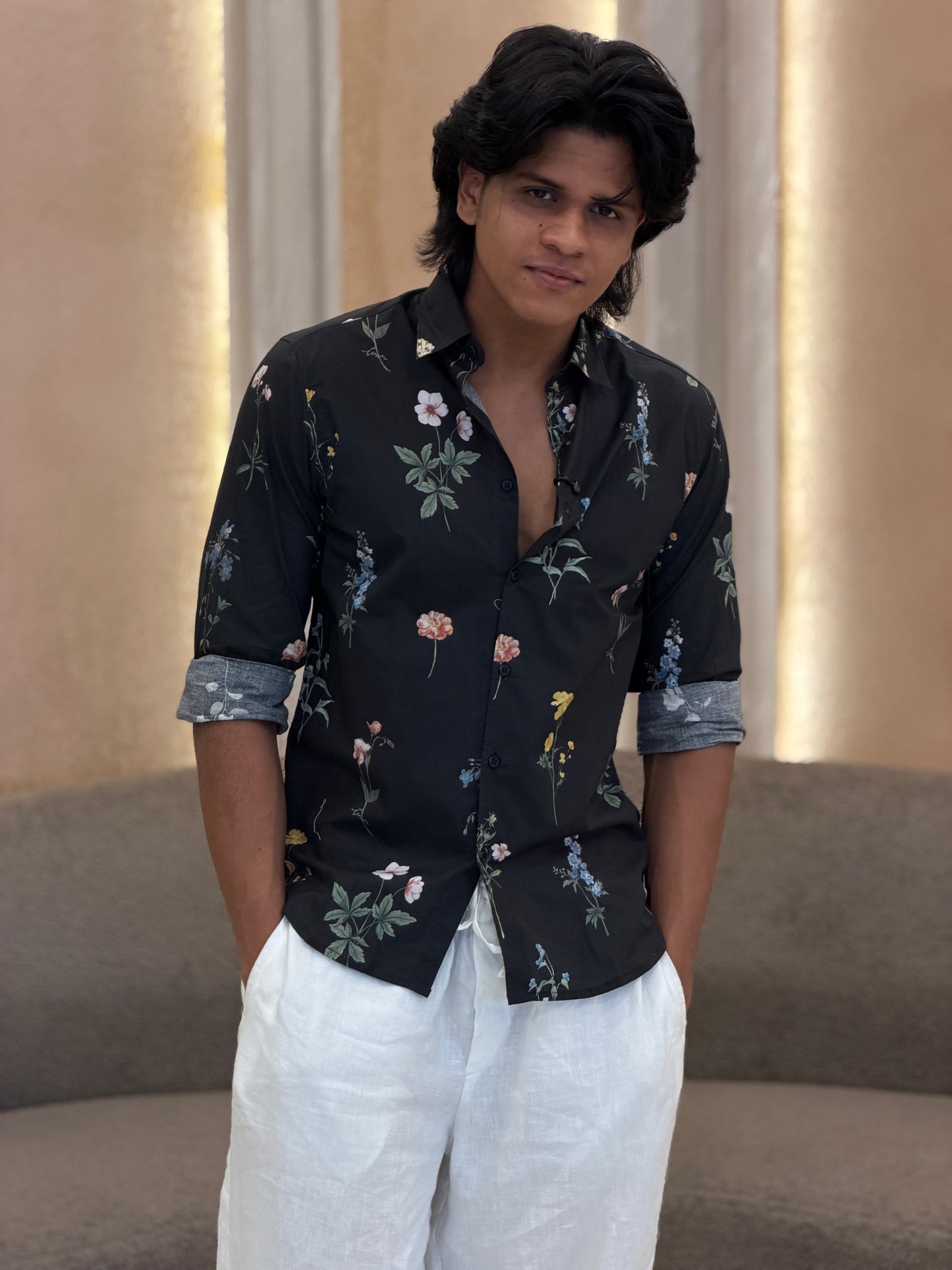 PRINTED MEN'S SHIRT - IHA 33212
