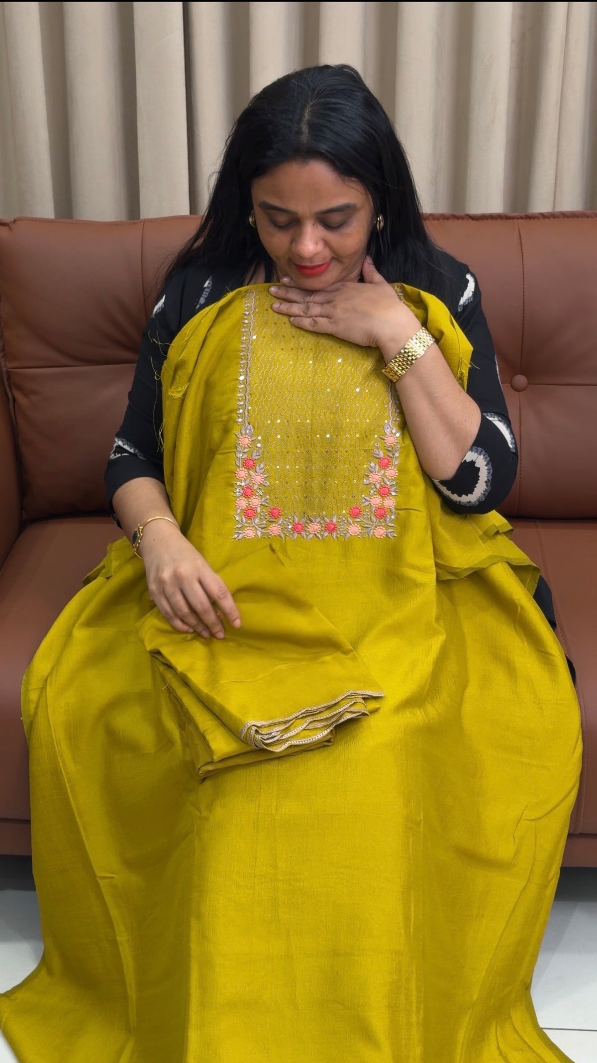 OFFER SALES UNSTITCHED SALWAR SUITS - IHA 35390