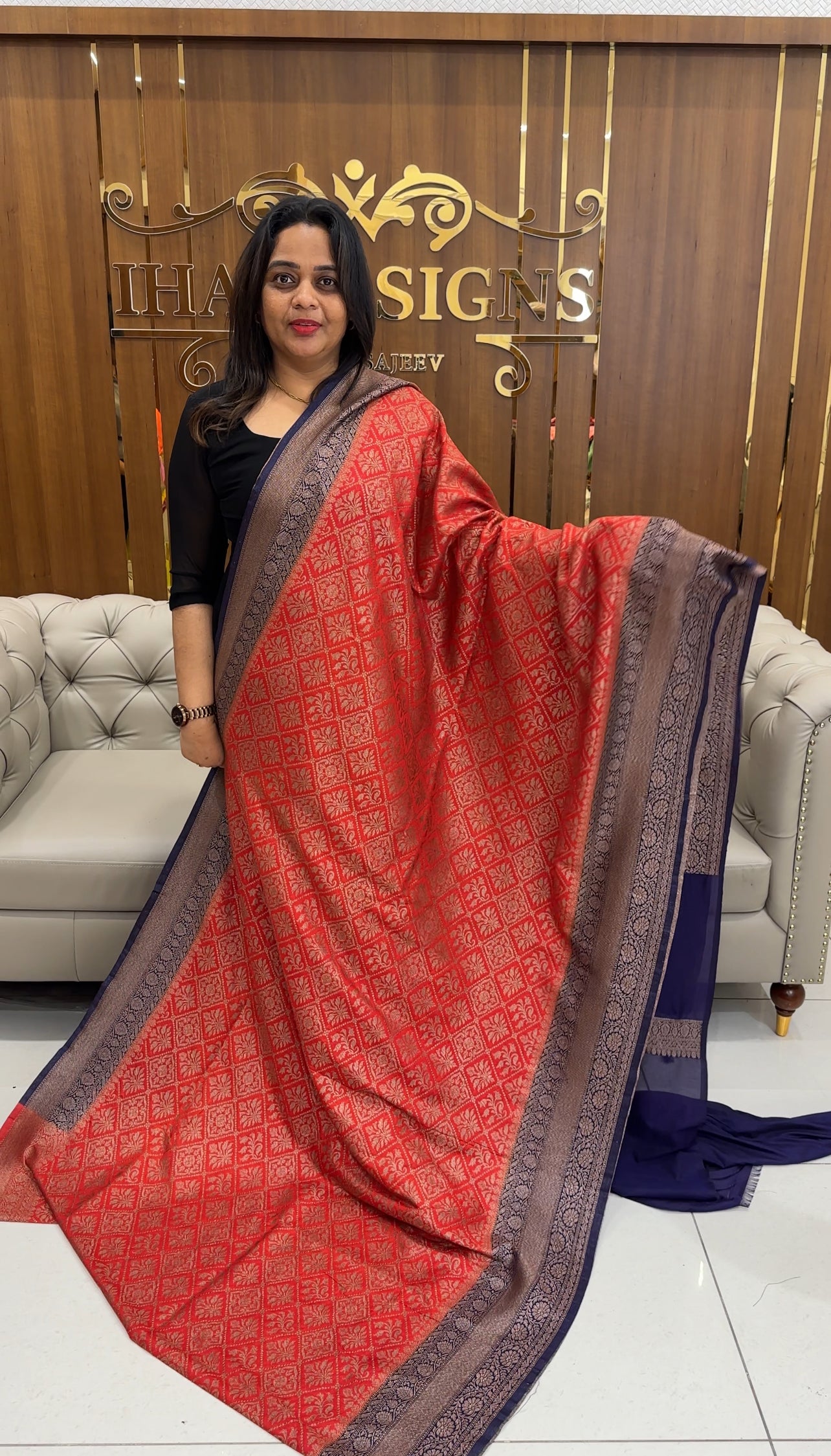FORWARD SEMI KATAN SAREES - IHA 25220