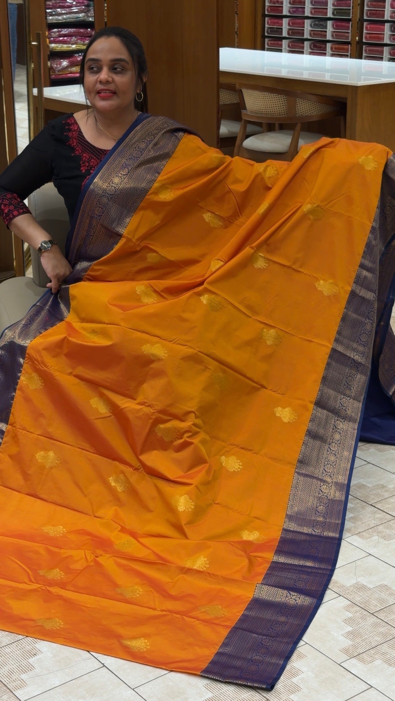 SEMI KANCHIPURAM SILK SAREES - IHA 31387
