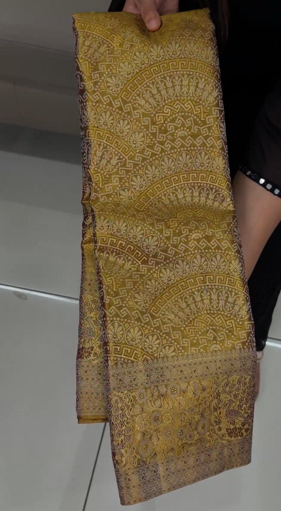 TISSUE KANCHIPURAM SILK SAREES - IHA 29253