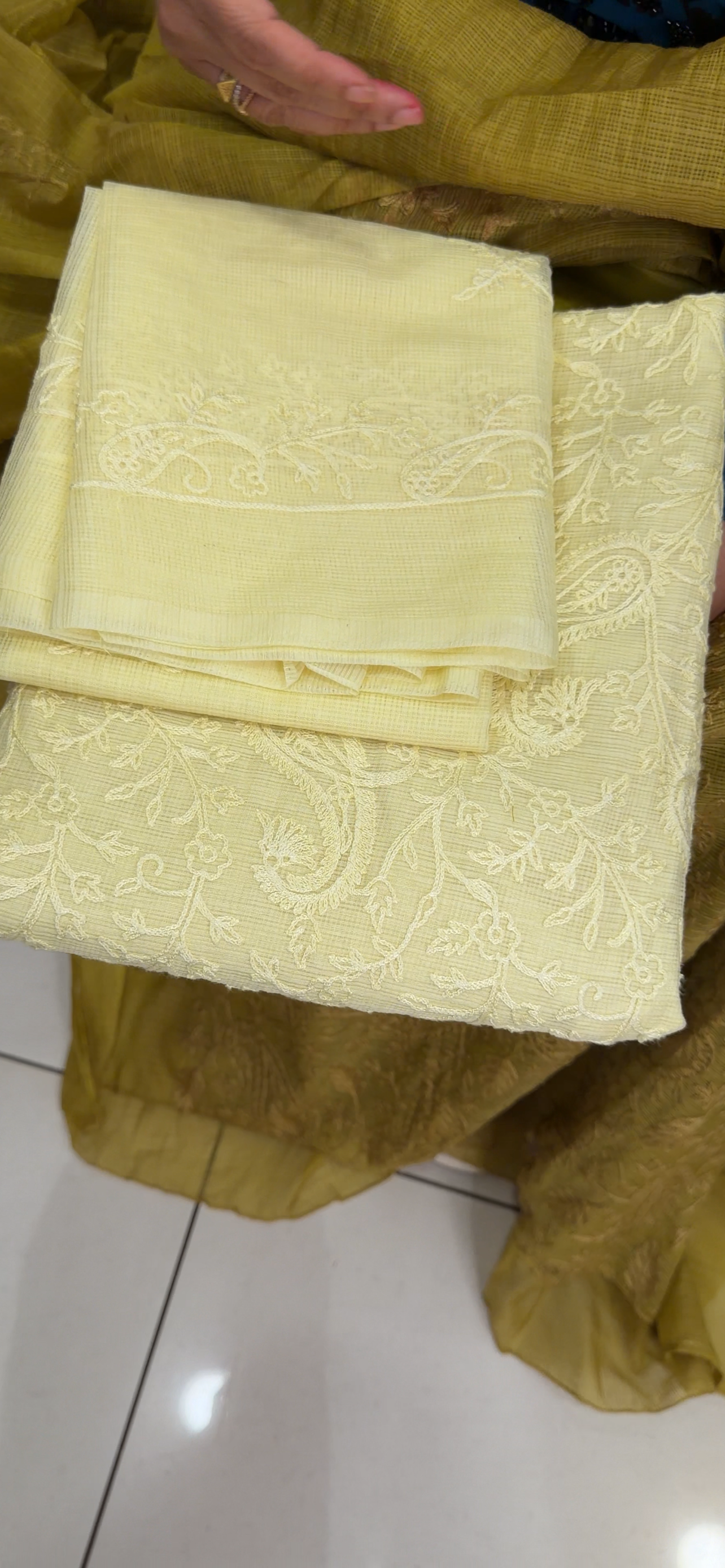 NET KOTA UNSTITCHED SALWAR SUITS -  IHA 34645
