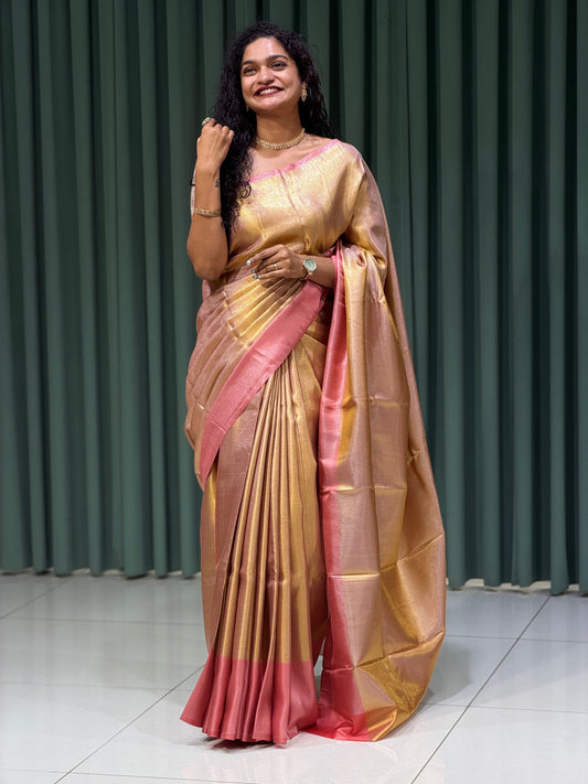 TISSUE BANARASI SAREES - IHA 30764