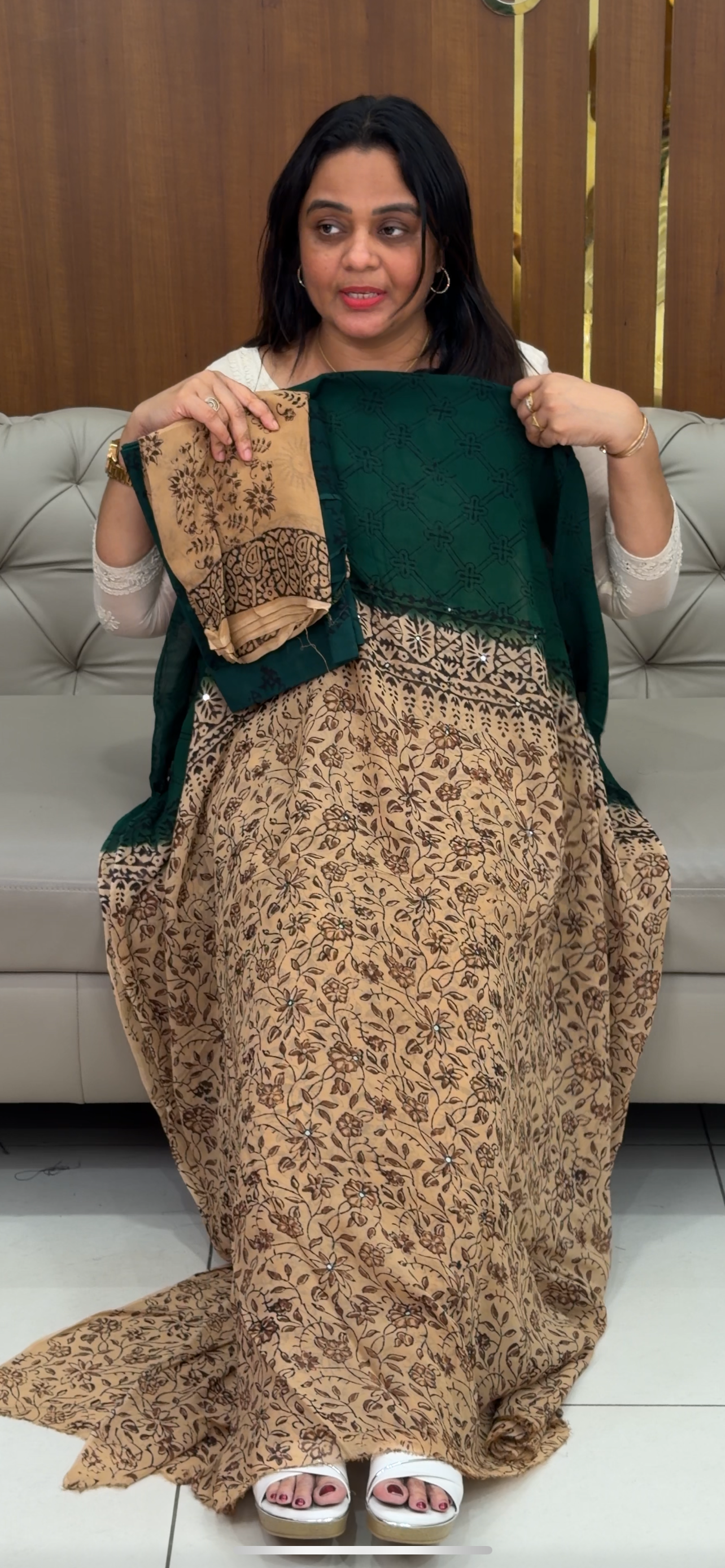 VISCOSE GEORGETTE UNSTITCHED SALWAR SUITS - IHA 29311