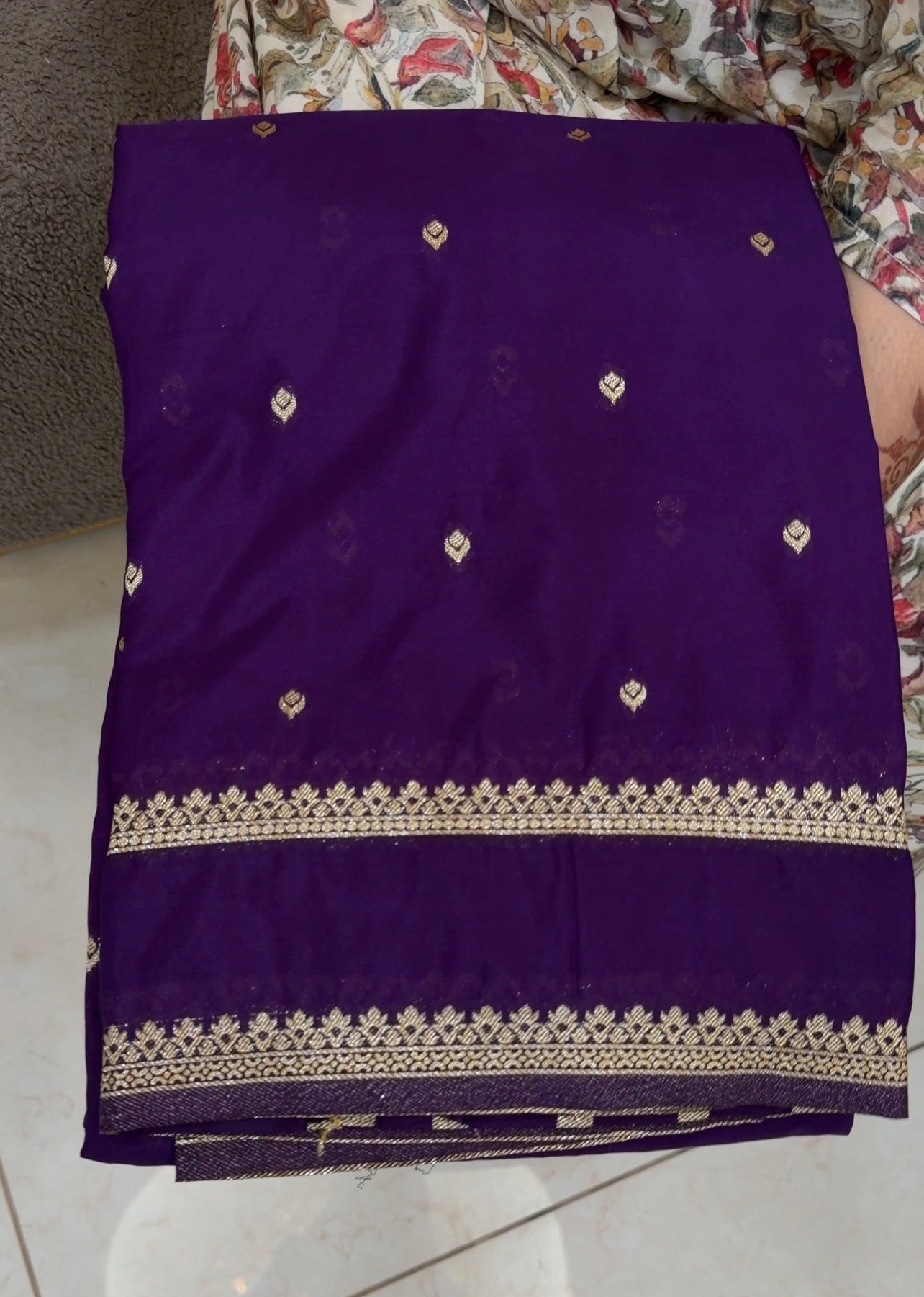 SEMI BANARASI SAREES - IHA 33135