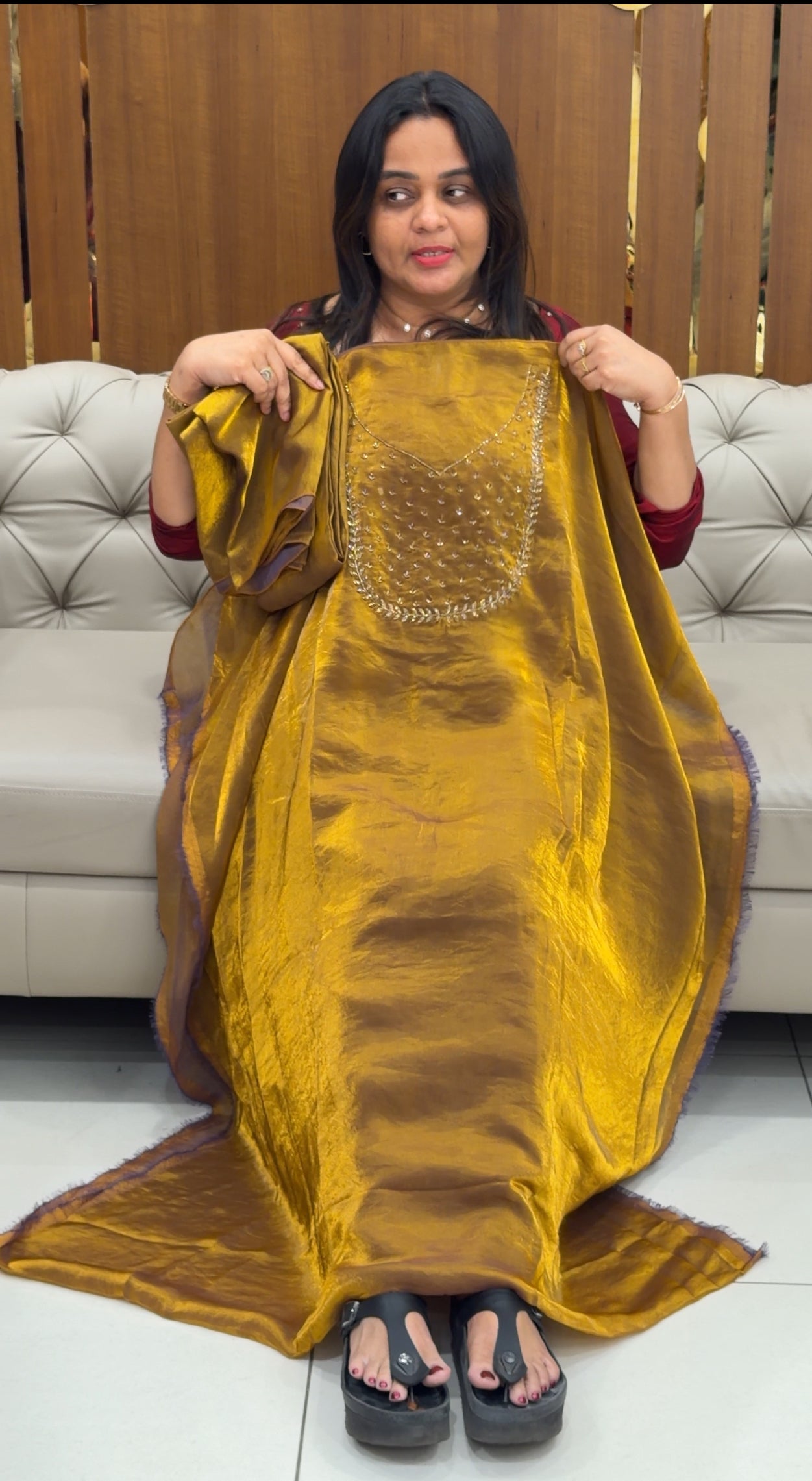 BUDGET BUY UNSTITCHED SALWAR SUITS - IHA 28709