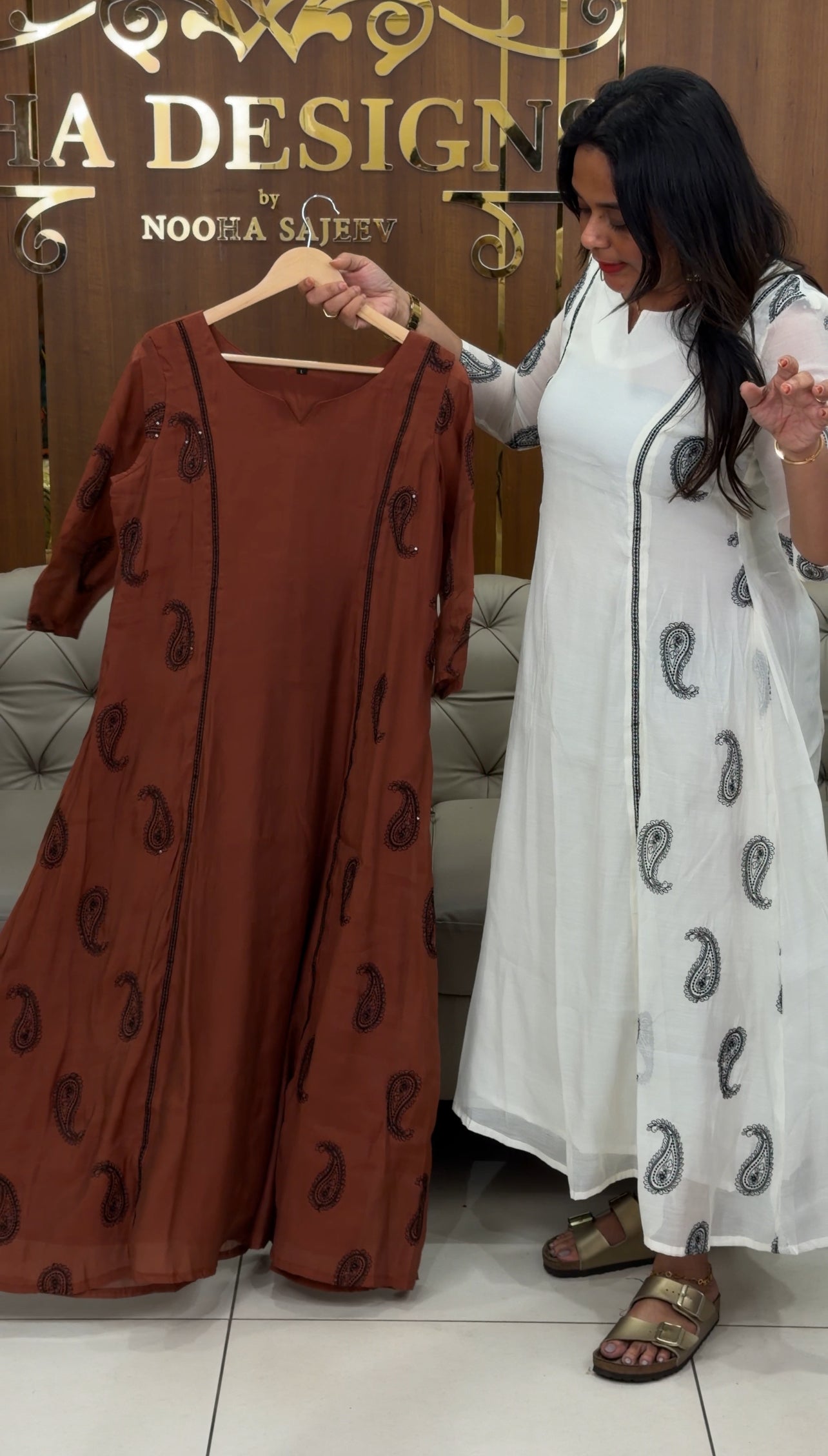 MUL CHANDERI ALINE TOPS - IHA 30931