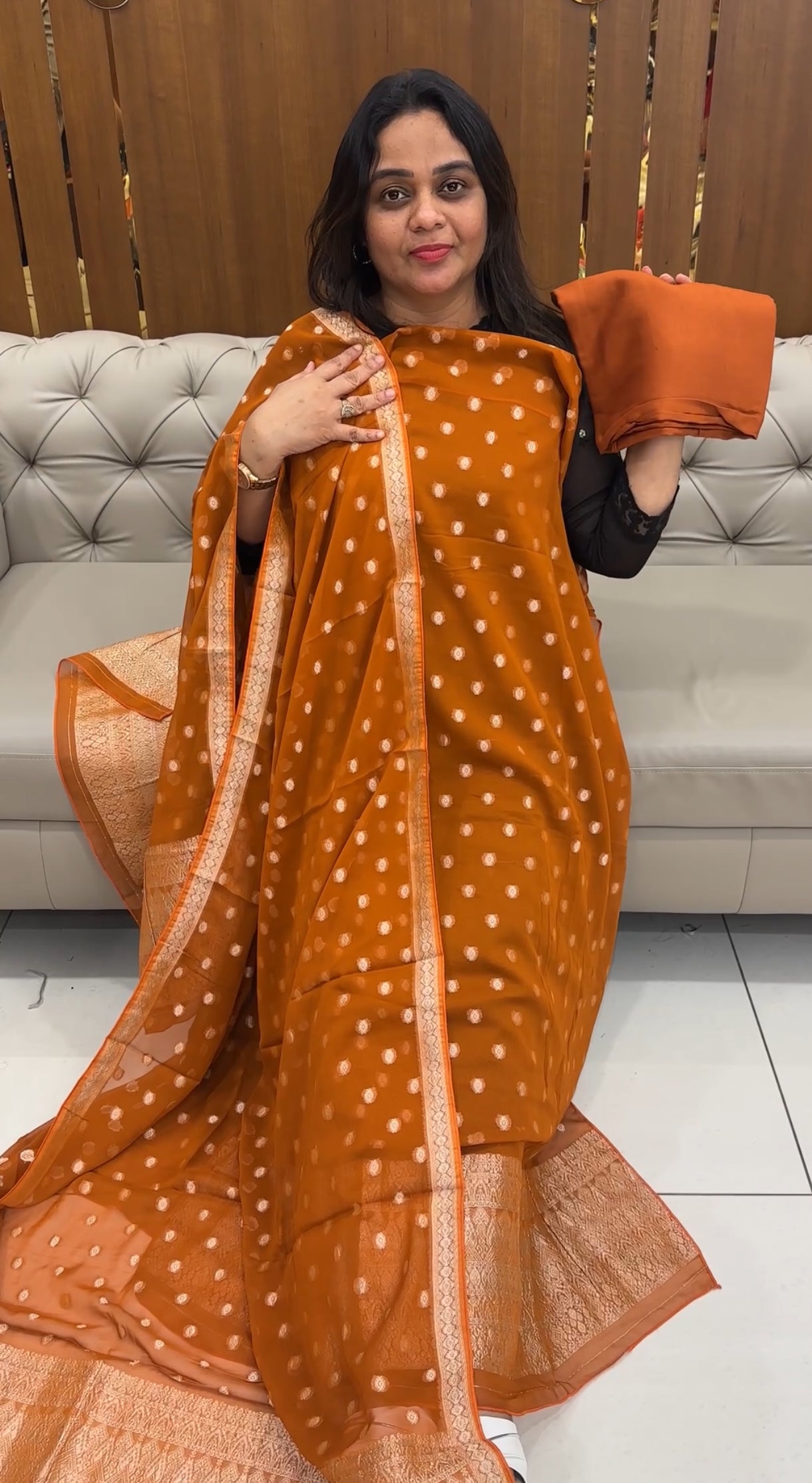 BANARASI UNSTITCHED SALWAR SUITS - IHA 28863