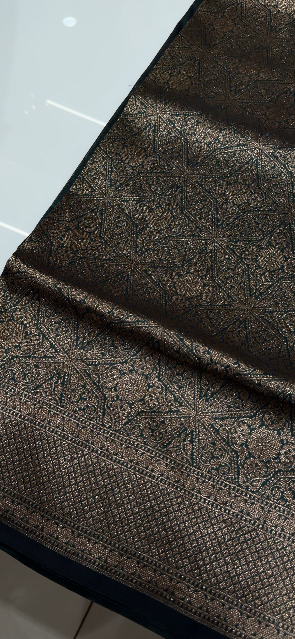 HANDLOOM KATAN SAREES - IHA 35383