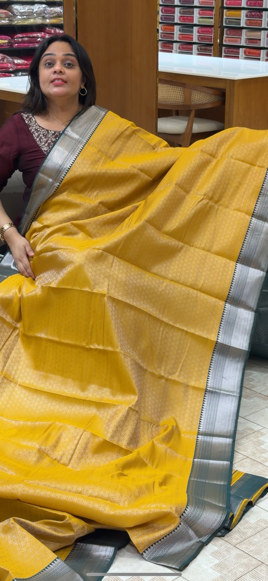 SEMI KANCHIPURAM SAREES - IHA 29094