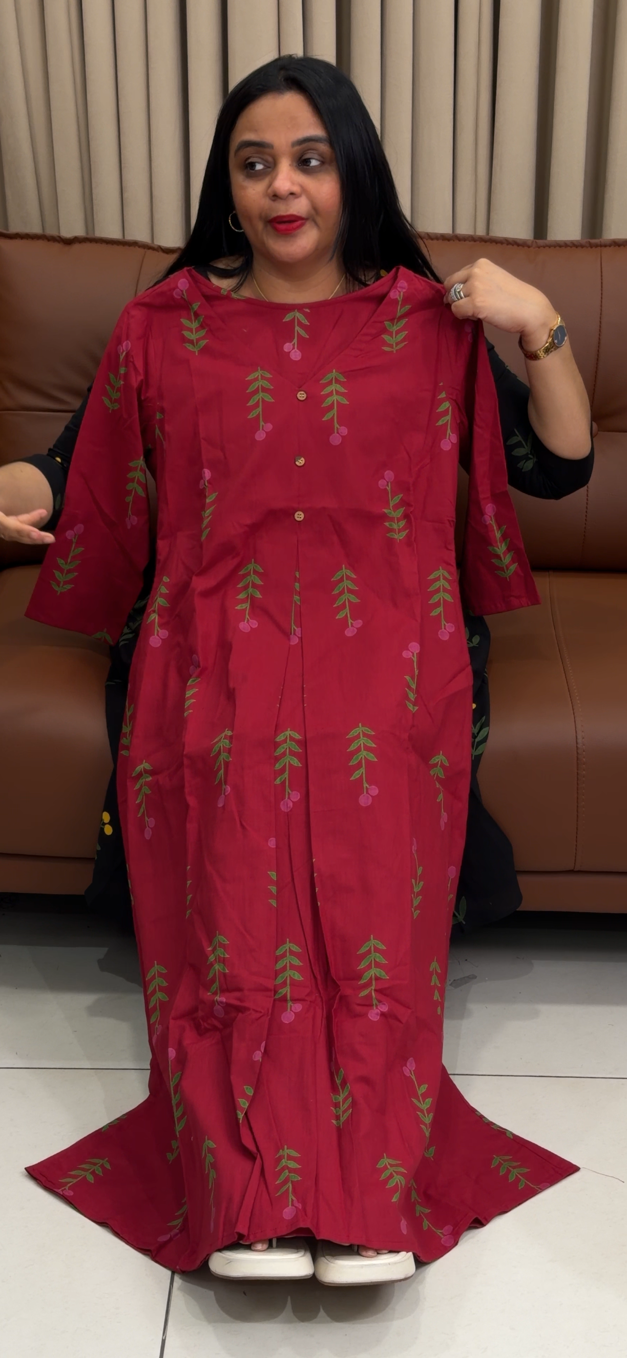IHA'S IN-HOUSE PRINTED TOPS - IHA 34759