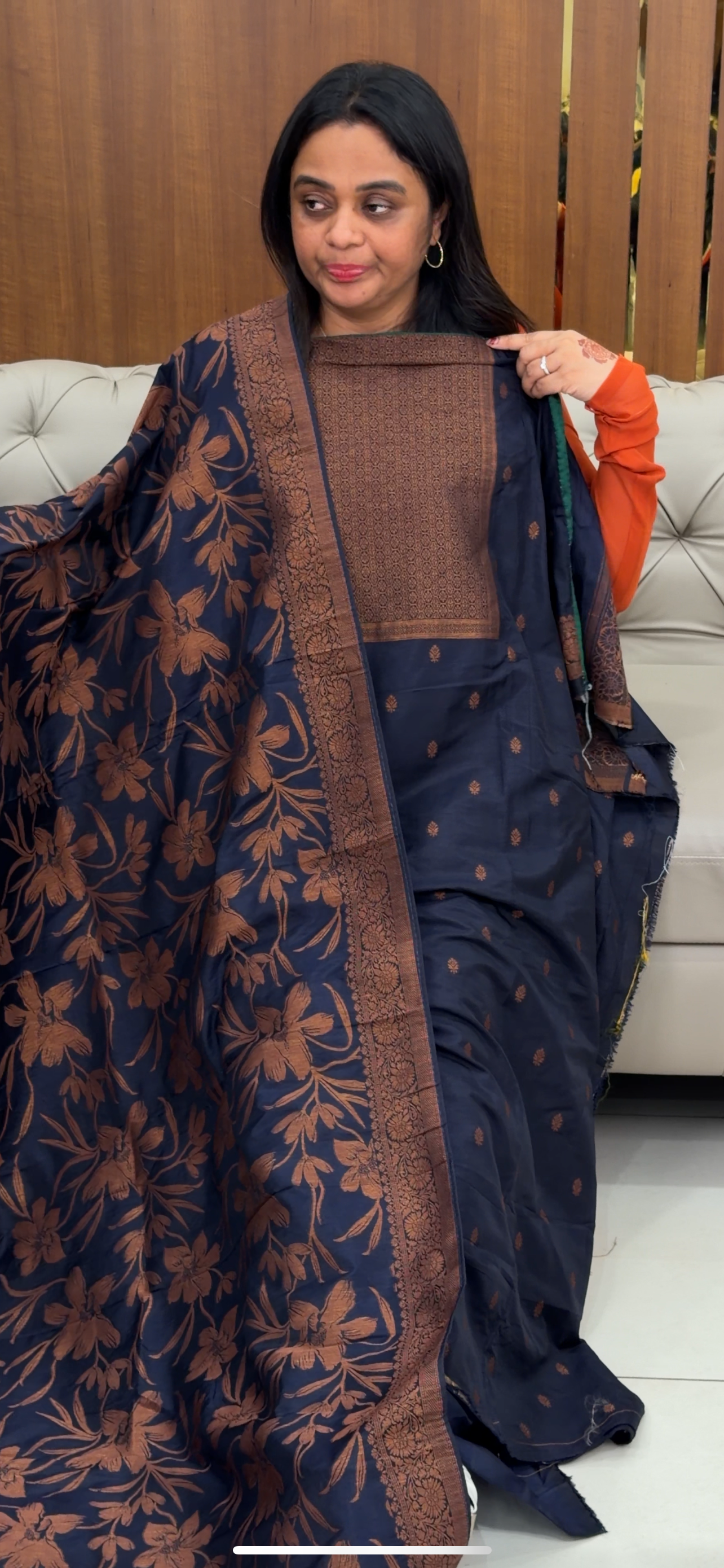 BANARASI UNSTITCHED SALWAR SUITS - IHA 30812