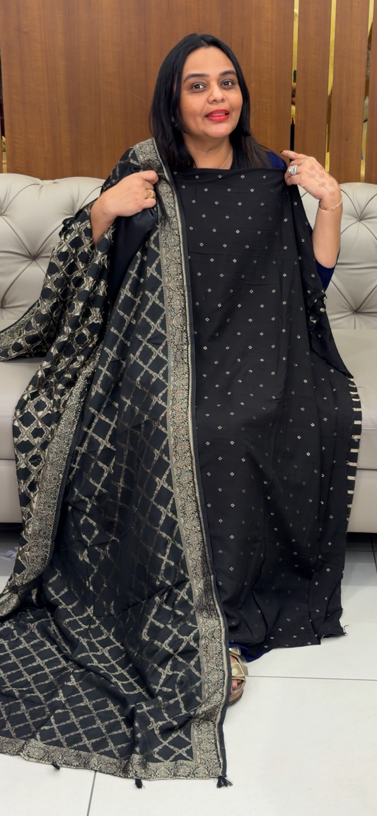 BANARASI UNSTITCHED SALWAR SUITS - IHA 31889