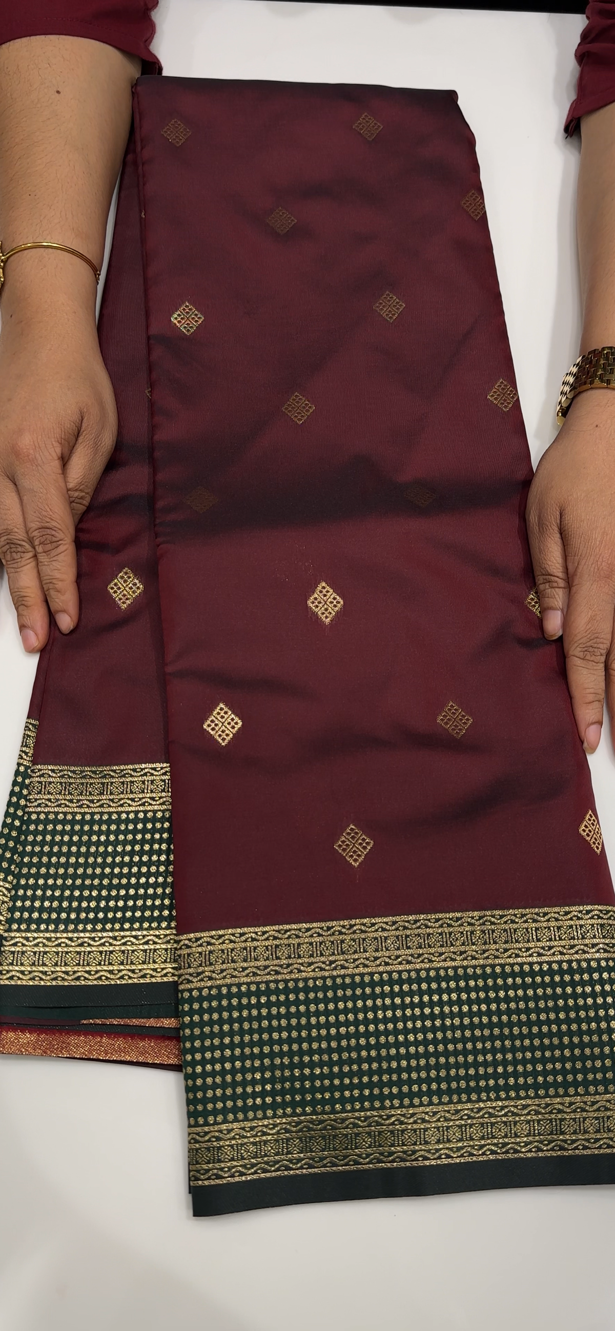 SEMI SILK SAREES - IHA 35585