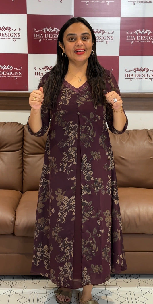 PRINTED ALINE TOPS - IHA 31467