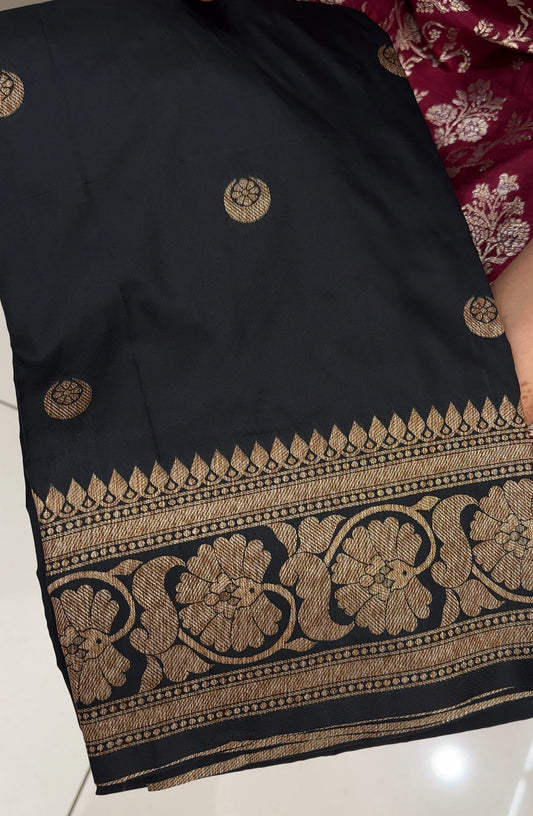 SEMI KATAN SAREES - IHA 27525