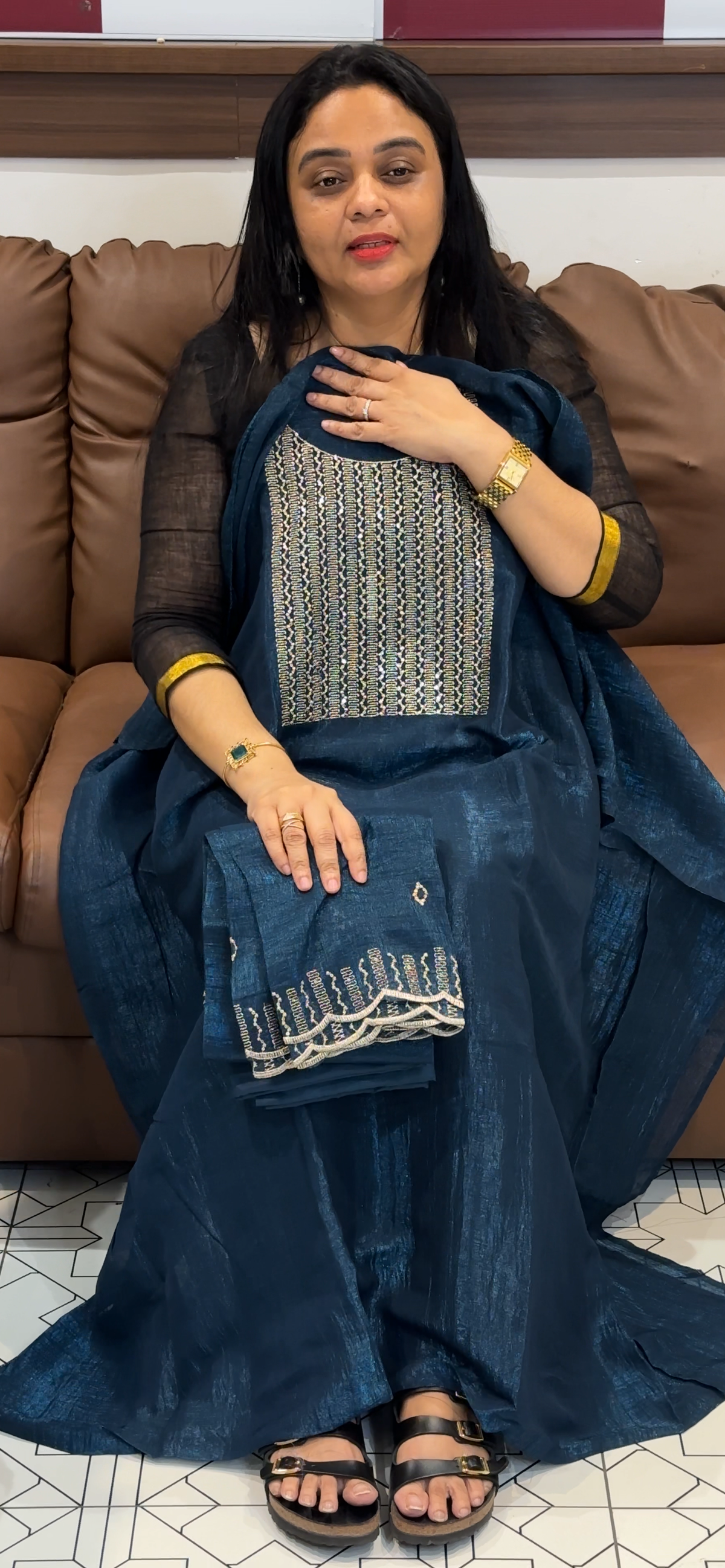 OFFER SALES  UNSTITCHED SALWAR SUITS - IHA 35476
