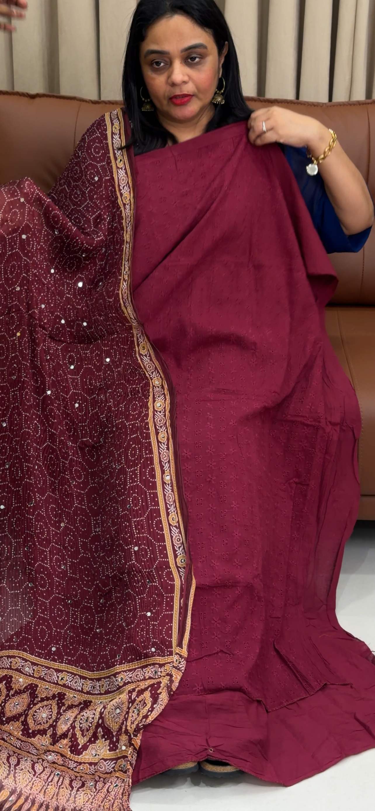 UNSTITCHED SALWAR SUITS - IHA 34083