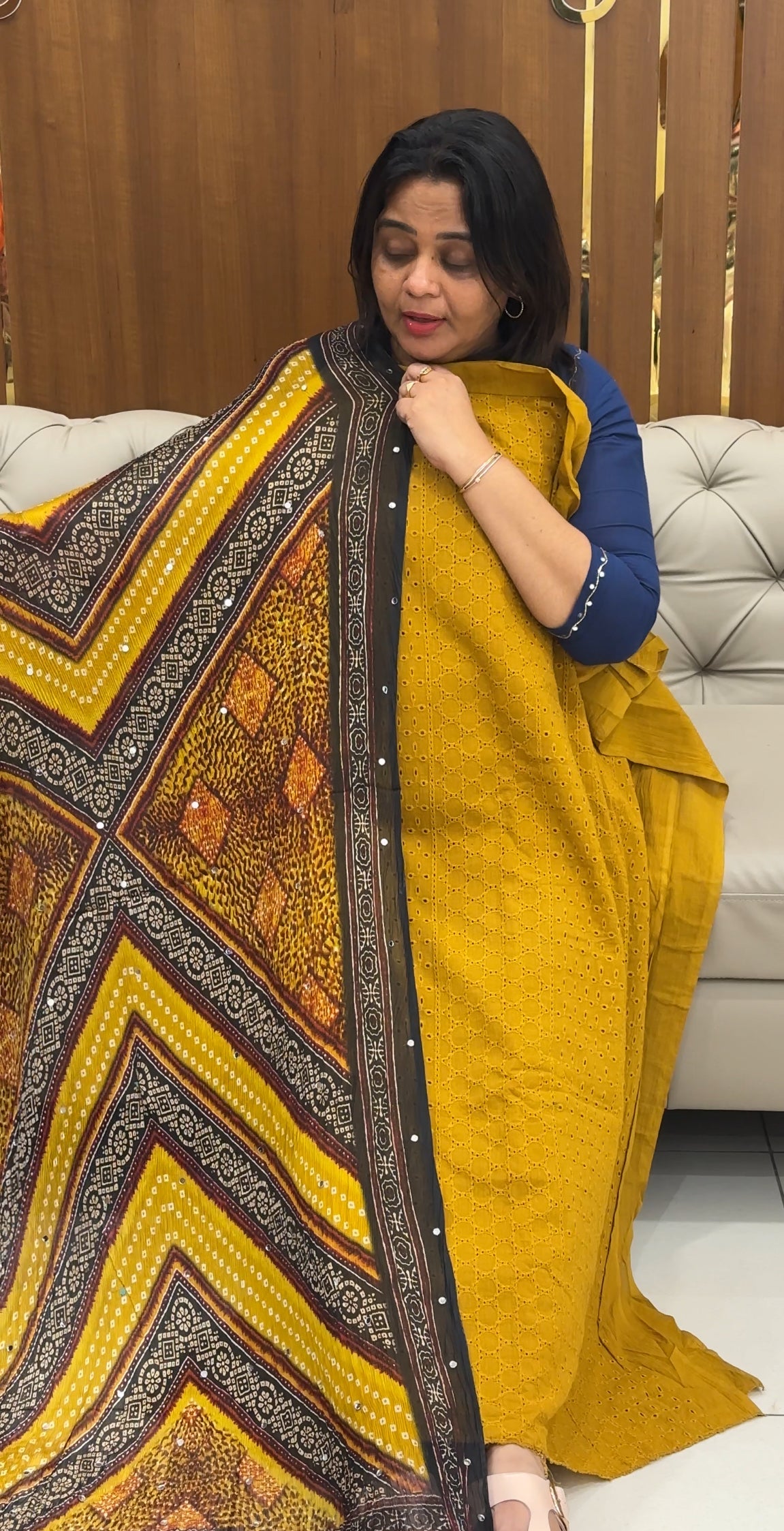 COTTON HAKOBA UNSTITCHED SALWAR SUITS- IHA 28809