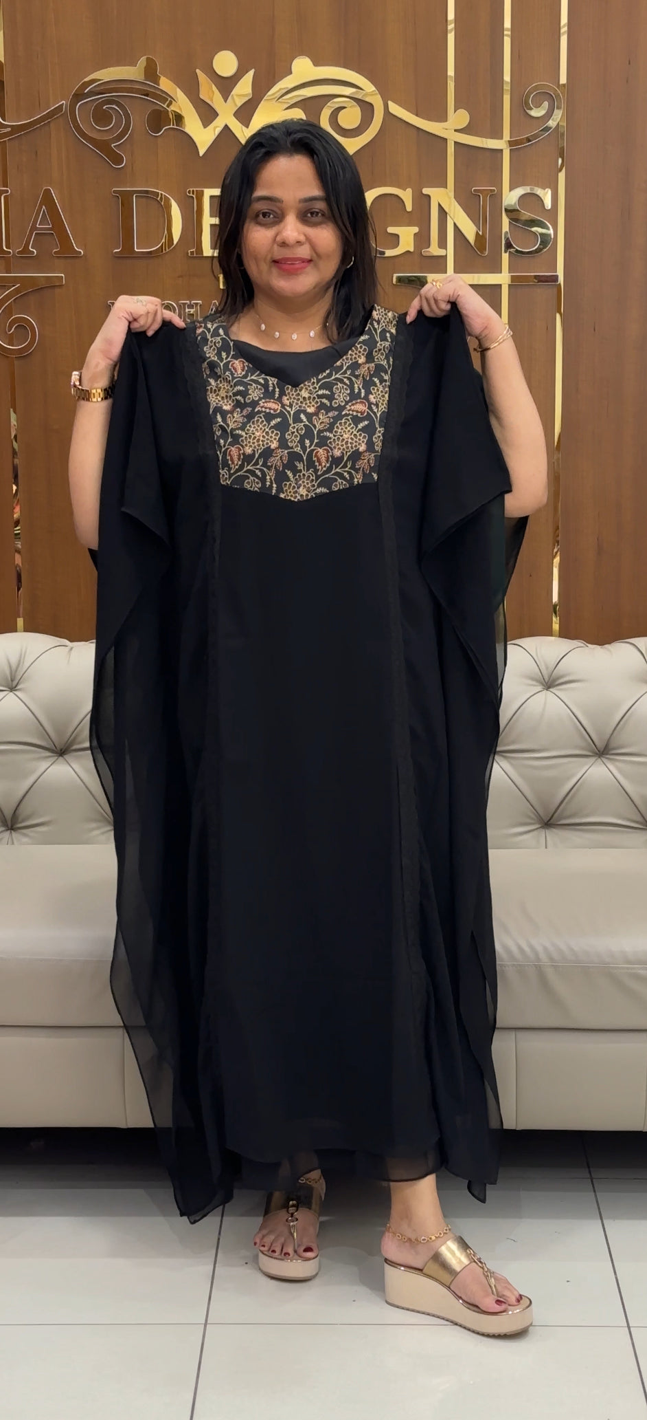 IHA'S IN-HOUSE KAFTAN TOPS - IHA 28625