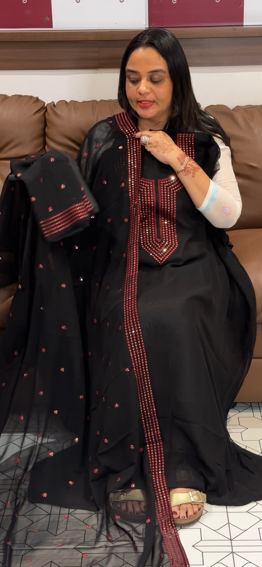 UNSTITCHED SALWAR SUITS - IHA 31533