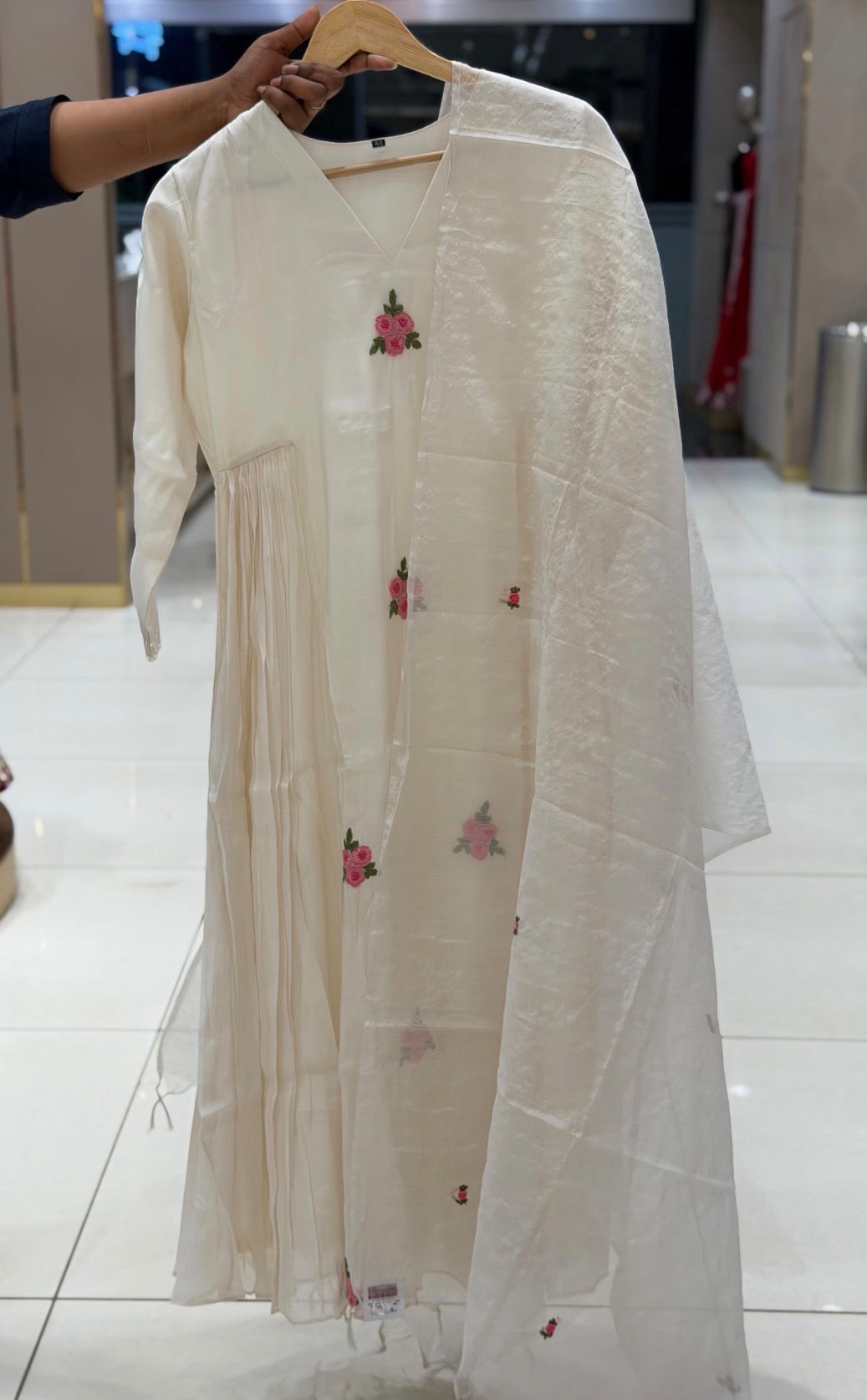 PARTY WEAR TOP,BOTTOM AND DUPATTA - IHA 35423