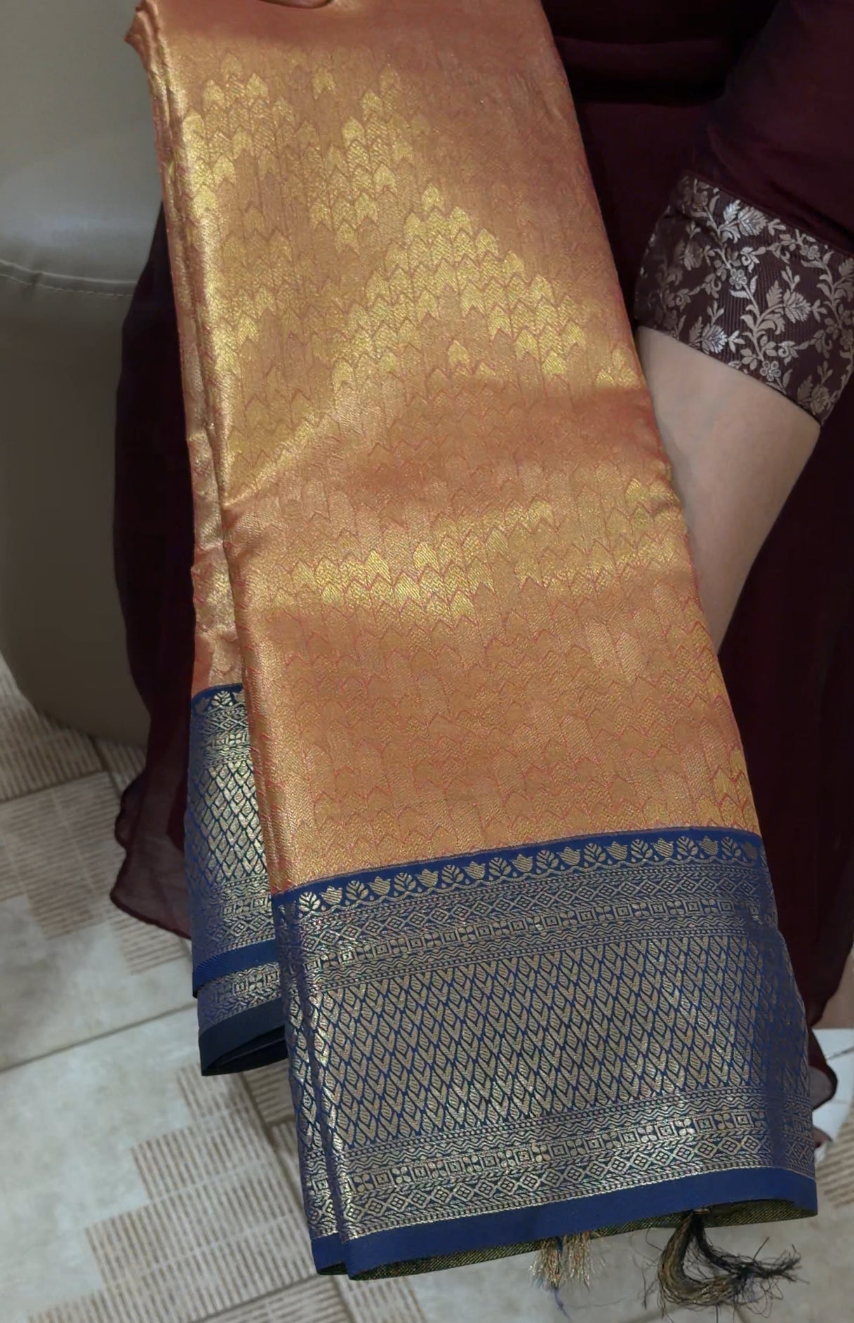 SEMI BROCADE SAREES - IHA 29075