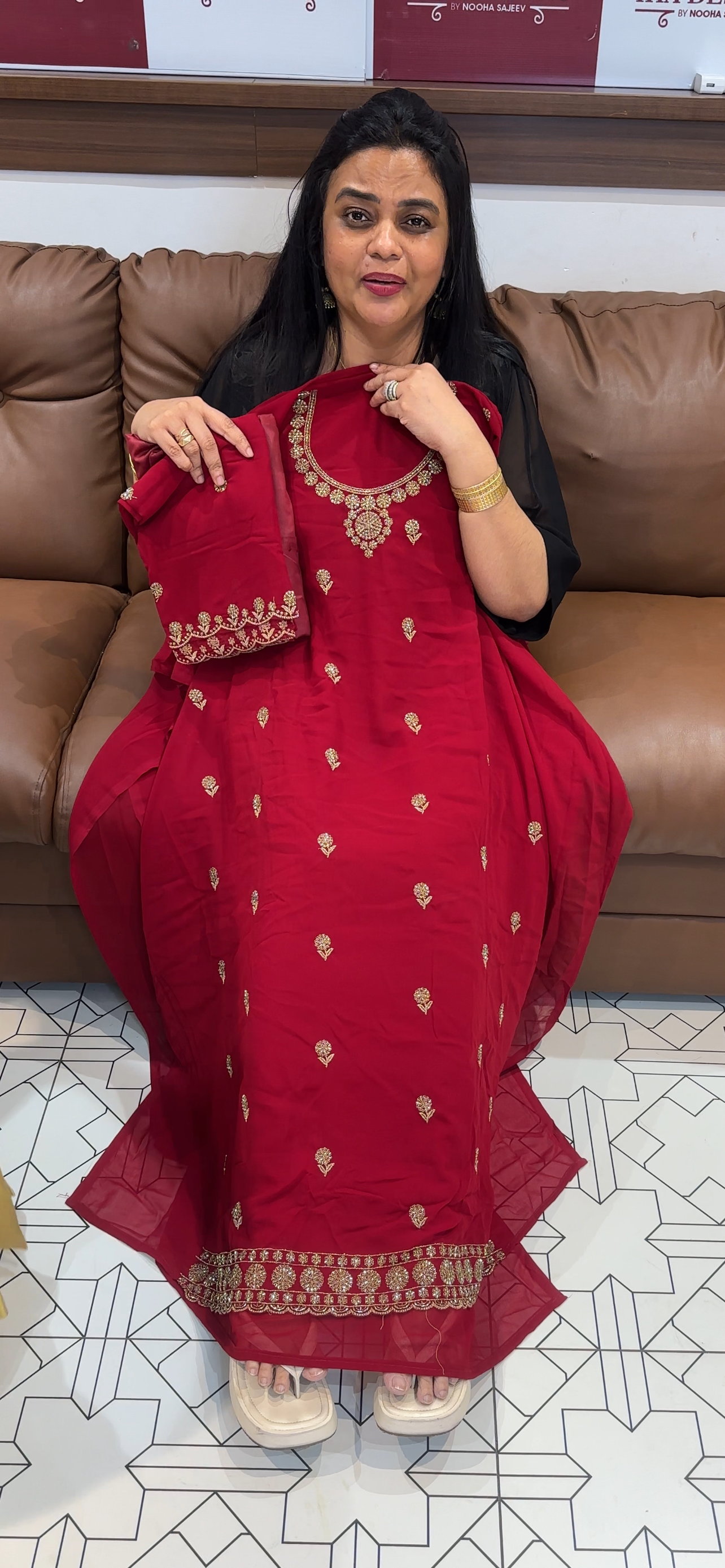 OFFER SALES UNSTITCHED SALWAR SUITS - IHA 34985