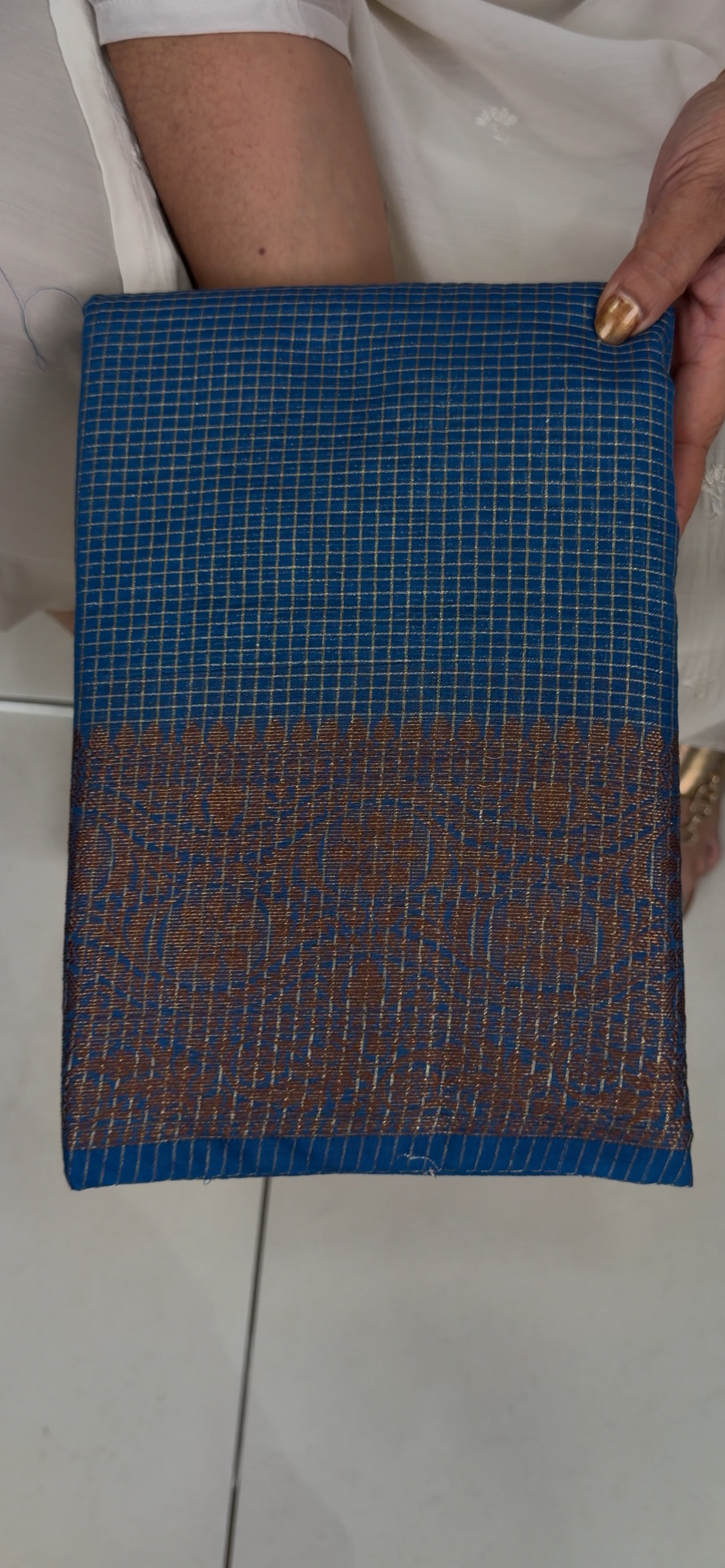 SEMI BANARASI SAREES - IHA 33334