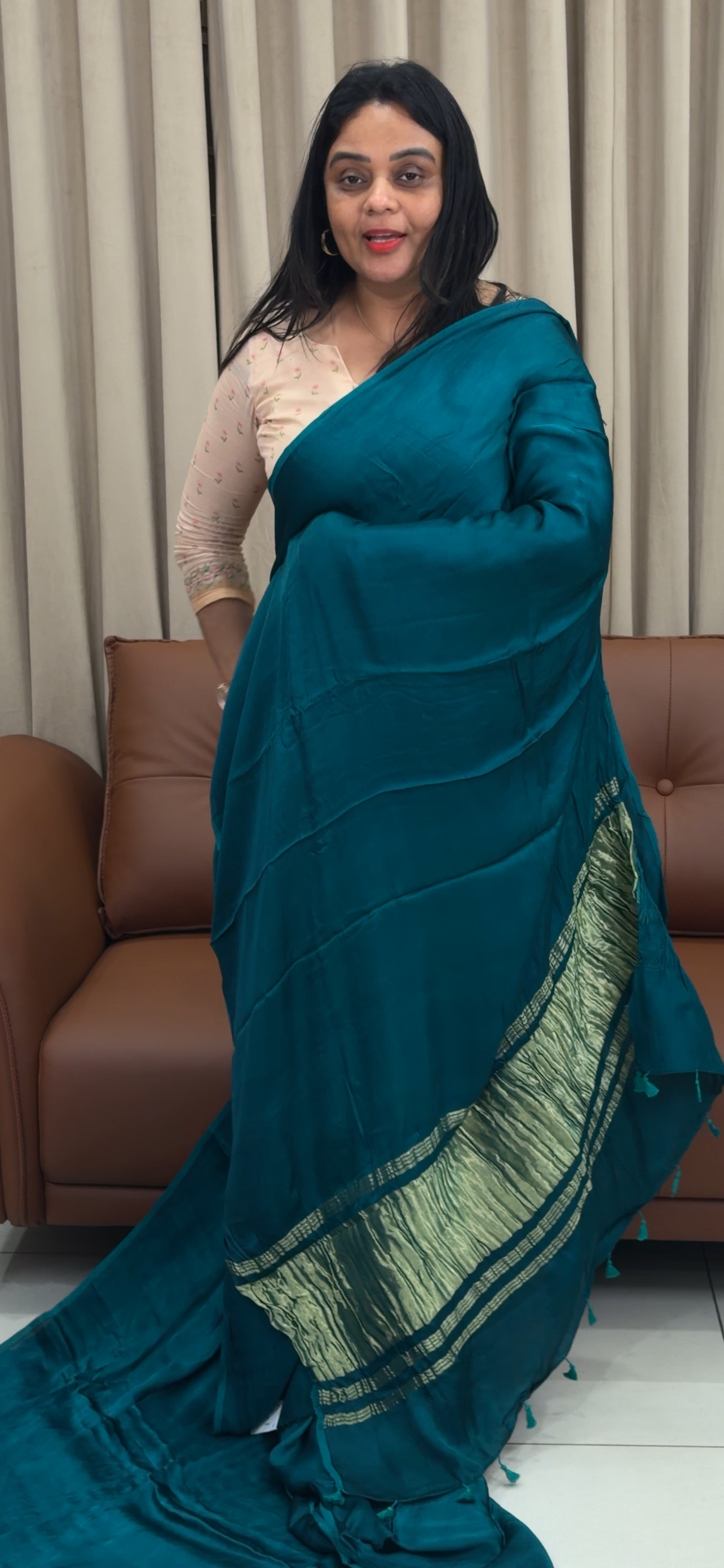 MODAL SILK SAREES - IHA 33420