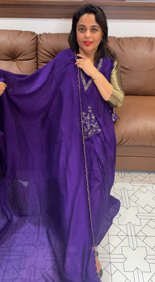 HAND WORKED  TOP, BOTTOM AND DUPATTA - IHA 25605