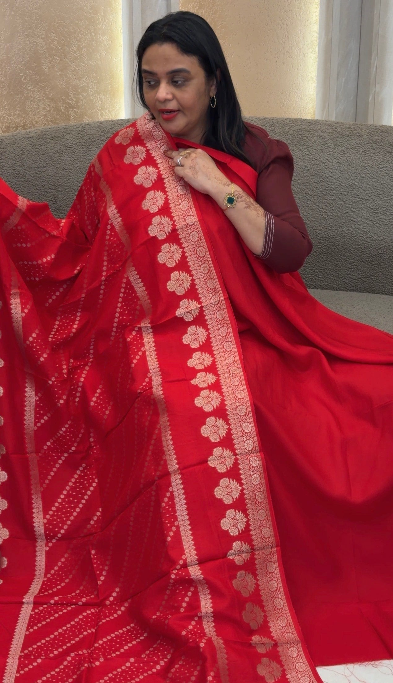 DOLA SILK UNSTITCHED SALWAR SUITS - IHA 33147