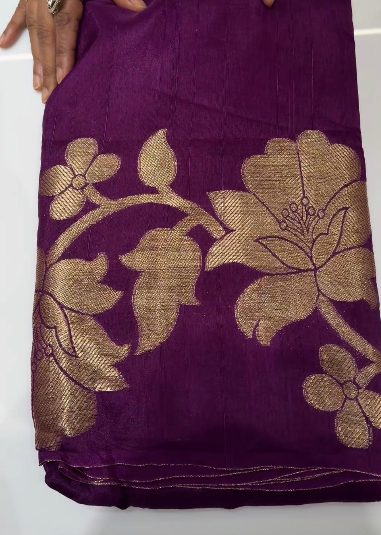 SEMI BANARASI SAREES - IHA 35194